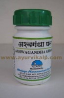 Chaitanya, ASHWAGANDHA GHANA, (Withania Somnifera) 60 Tablet, Useful in Lucorrhoea